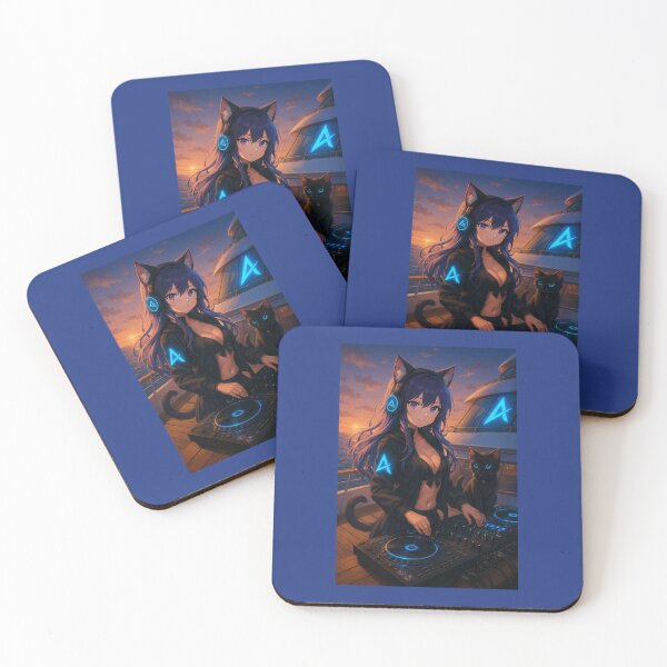 Item preview, Celestial Catgirl on a Radiant Skyship designed and sold by Anilabart.