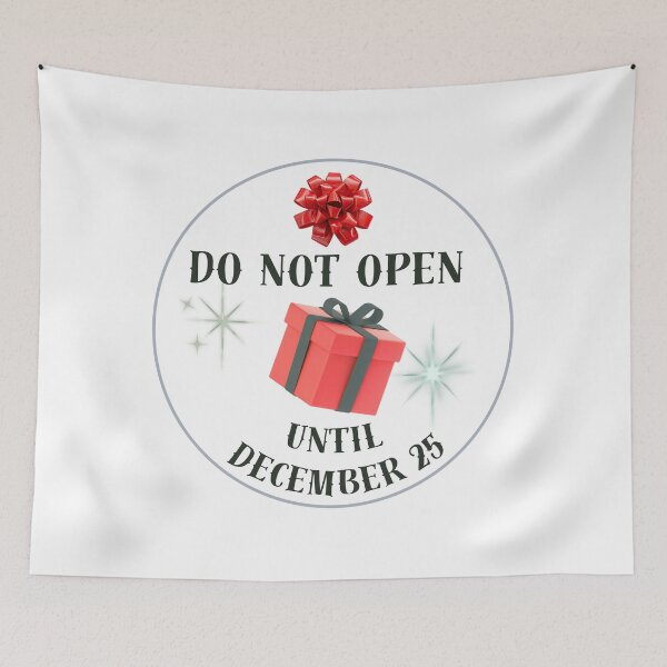Item preview, Do Not Open Until December 25 – Christmas Gift Sticker designed and sold by MomentumbyOla.