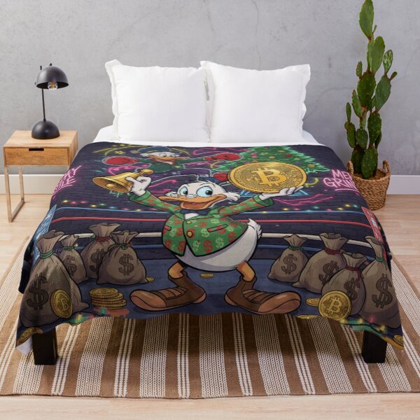 Item preview, Scrooge McDuck Holiday Hustle Merry Grindmas Bitcoin designed and sold by GEK-NERD.