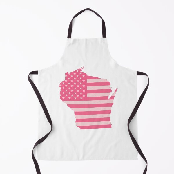 Item preview, Wisconsin USA Flag Silhouette – Stars and Stripes State Outline designed and sold by Paper Drip.