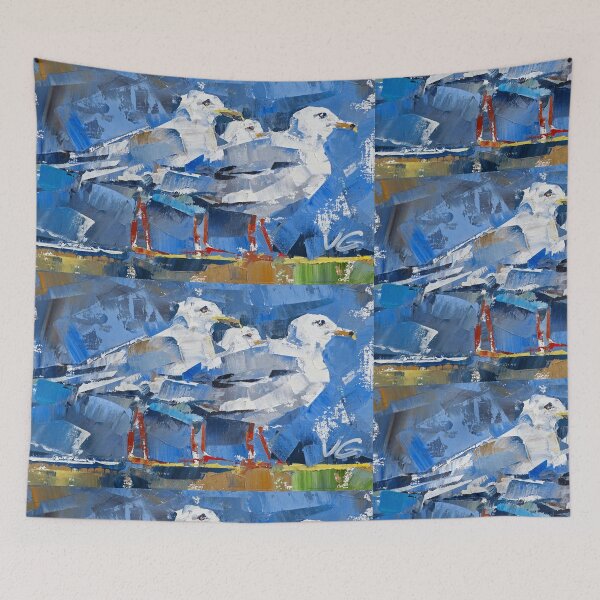 Item preview, Volodymyr Hlukhomanuk: Three Birds designed and sold by ukrainianvin.
