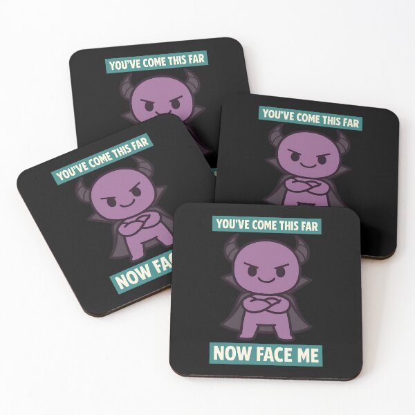Item preview, You’ve Come This Far Now Face Me Cute Demon Boss Design designed and sold by TeeTimeTreasure.