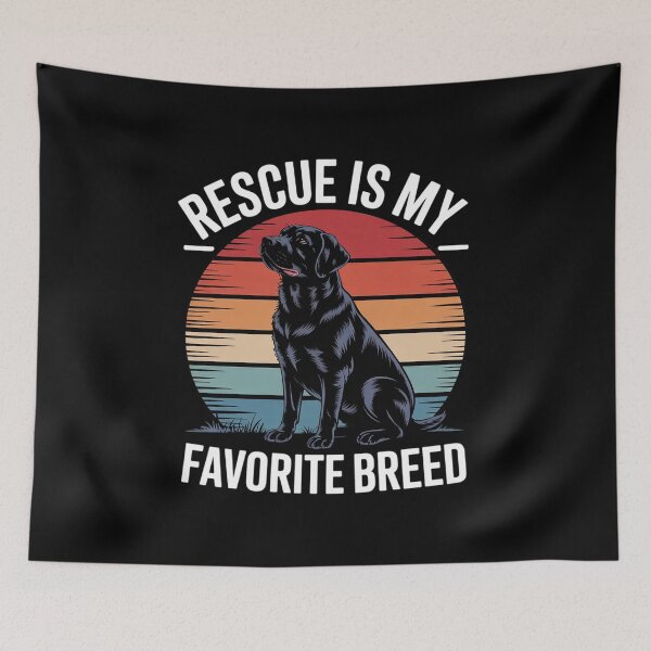 Item preview, Vintage Rescue Dog Rescue Is My Favorite Breed  designed and sold by InspiredFoul.
