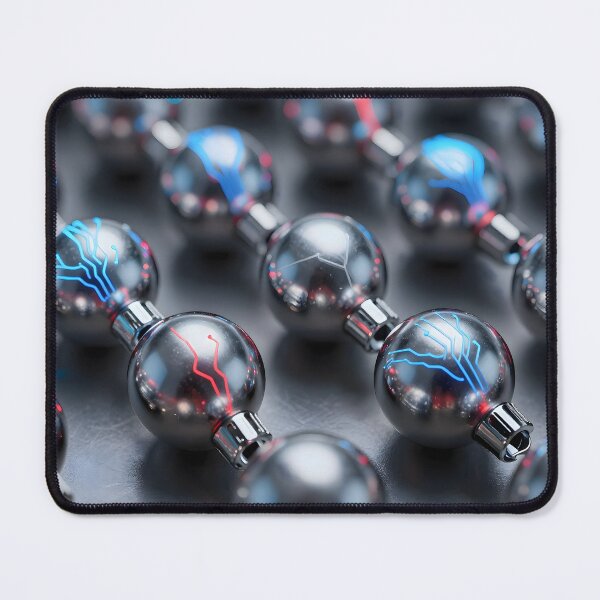 Item preview, Chrome Circuit Ornaments designed and sold by SynthStitch.