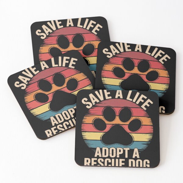 Item preview, Vintage Save A Life Adopt A Rescue Dog  designed and sold by InspiredFoul.