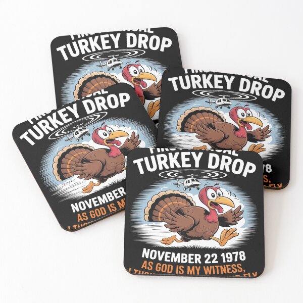Item preview, Thanksgiving Turkey Drop As God Is My Witness Turkeys Fly 2  designed and sold by KotexTemu.