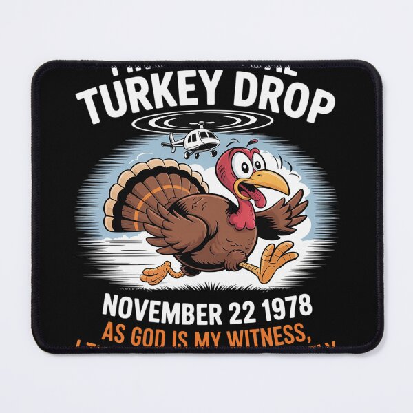 Item preview, Thanksgiving Turkey Drop As God Is My Witness Turkeys Fly 2 designed and sold by KotexTemu.