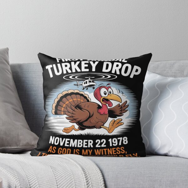 Item preview, Thanksgiving Turkey Drop As God Is My Witness Turkeys Fly 2  designed and sold by KotexTemu.
