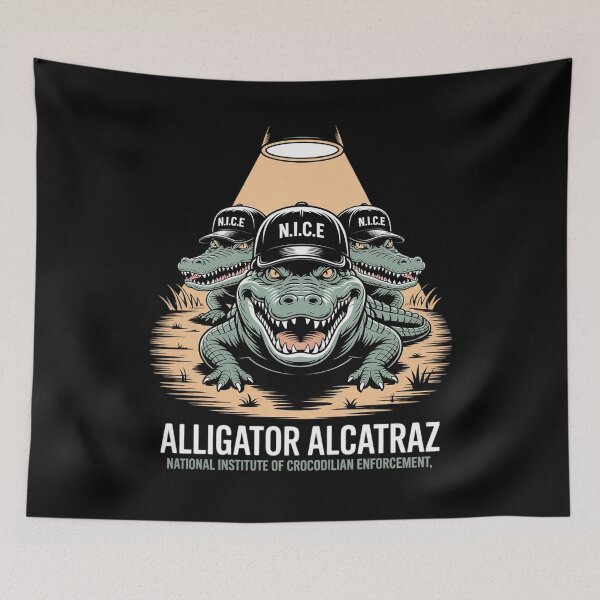 Item preview, Alligator Alcatraz Florida Everglades Parody 2  designed and sold by CombatTask.