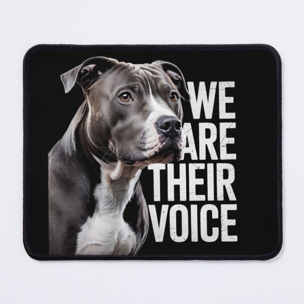 Item preview, We AreTheir Voice Womens Mens & Dog Lovers & Dog rescue designed and sold by InspiredFoul.