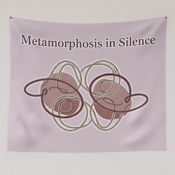 Item preview, Metamorphosis in Silence — Minimal Transformational Line Art designed and sold by Mora Atelier Designs.