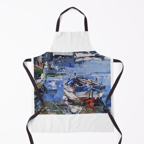 Item preview, Volodymyr Hlukhomanuk: Moored Boat designed and sold by ukrainianvin.