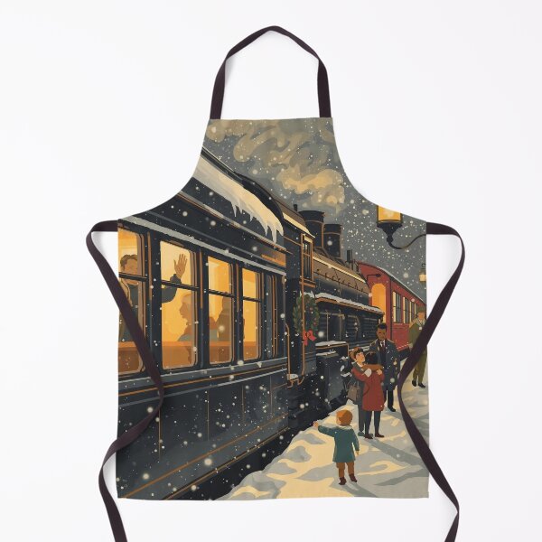 Item preview, The December Train – Vintage Christmas Journey Magic designed and sold by Deezyned.