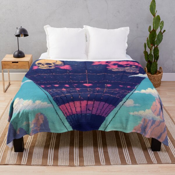 Item preview, Pixel art: Hot air balloon over desert landscape designed and sold by Mianku | Für das Leben.