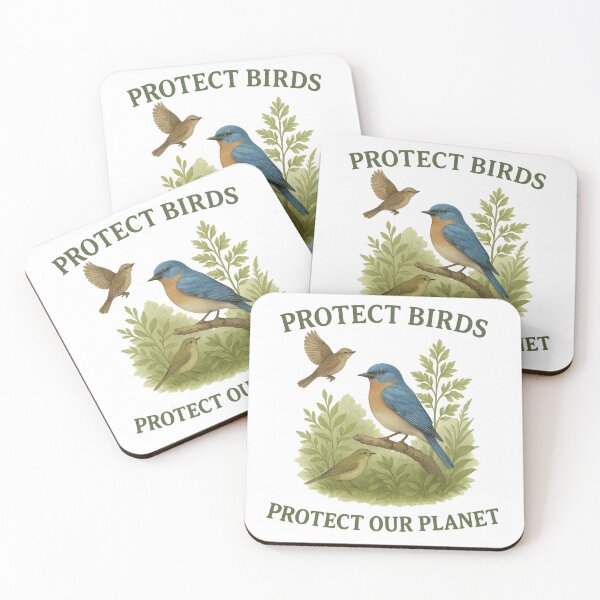 Item preview, Protect Birds, Protect Our Planet – Wildlife Conservation & Eco Awareness Quote Design for Nature Lovers, Bird Protectors & Environmental Advocates designed and sold by Badegi Tradings.