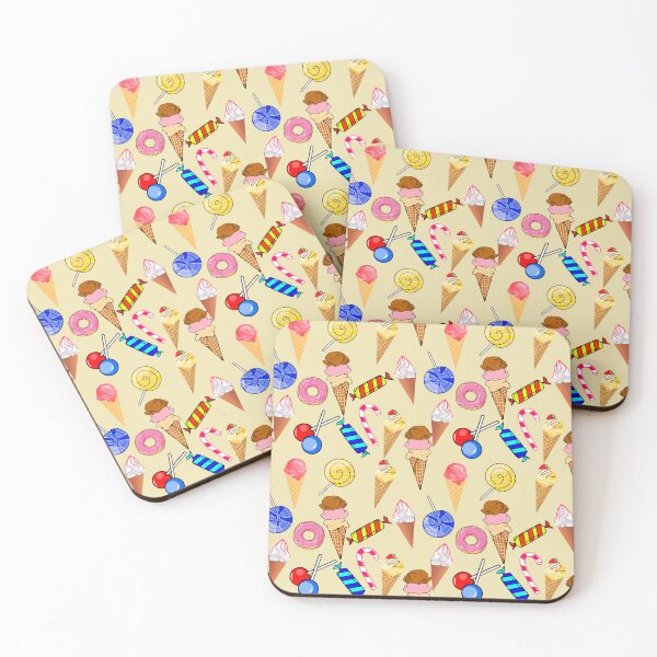 Item preview, Ice-cream, Donuts, Sweets, Lollipop Design - Creme  designed and sold by PatternTitan.