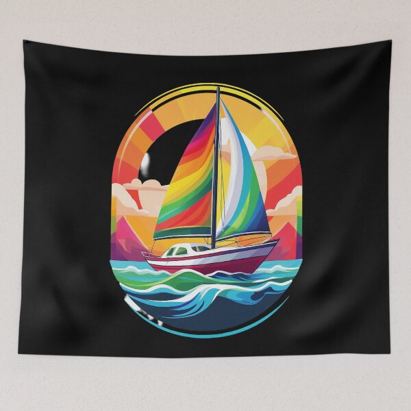 Item preview, Under Full Sail - Sailing Designs designed and sold by RockitBaby.