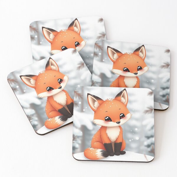Item preview, Fox in First Snow – Quiet Winter Wonder designed and sold by HappySproutArt.