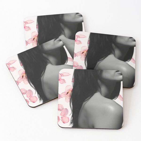 Item preview, Black & White Elegance with Rose Petals designed and sold by MetaModel Studio.