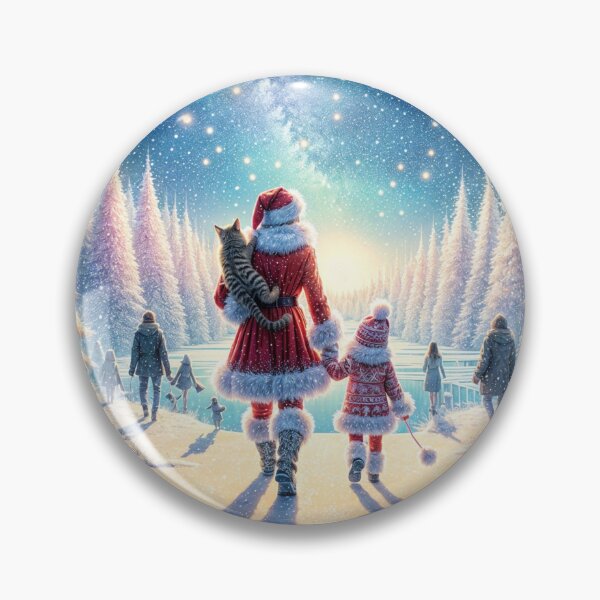 Item preview, Festive Walk with Santa designed and sold by M-Y-A-R-T-.