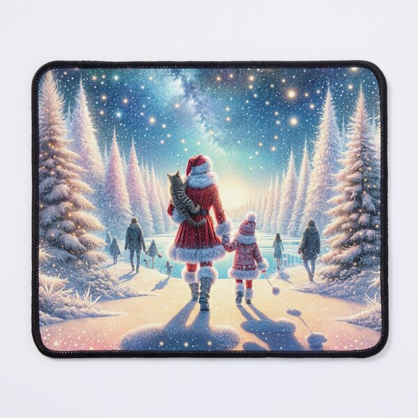 Item preview, Festive Walk with Santa designed and sold by M-Y-A-R-T-.