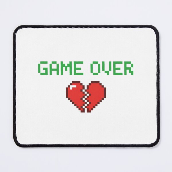 Item preview, Game Over Pixel Art - Retro Broken Heart Gamer Design designed and sold by TobaGallery868.
