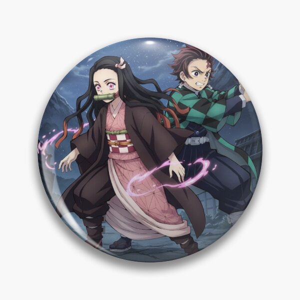 Item preview, Nezuko Kamado with Tanjiro Kamado, Demon Slayer, Kimetsu No Yaiba designed and sold by Innova_Creations.