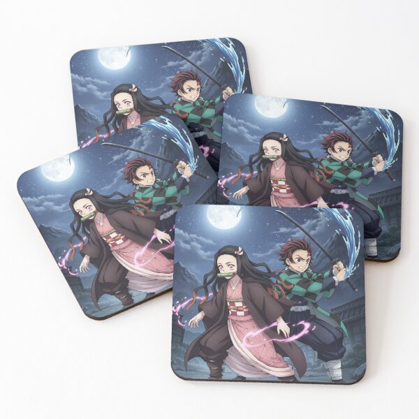 Item preview, Nezuko Kamado with Tanjiro Kamado, Demon Slayer, Kimetsu No Yaiba designed and sold by Innova_Creations.