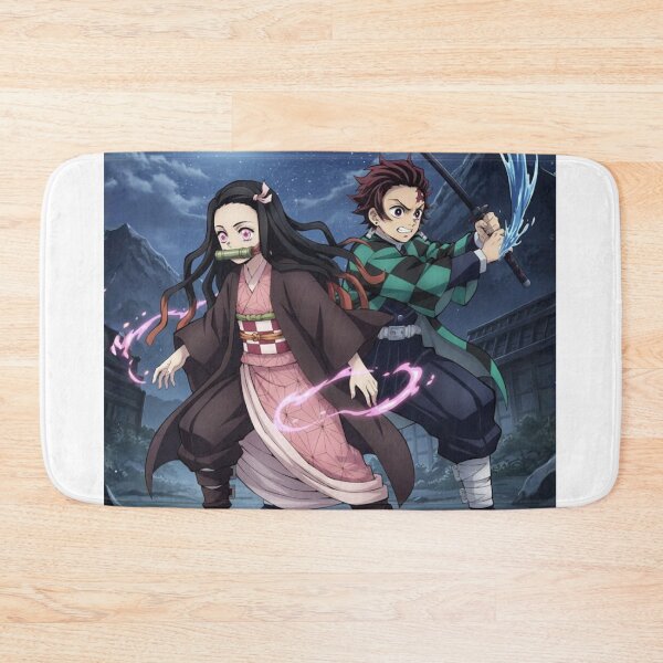 Item preview, Nezuko Kamado with Tanjiro Kamado, Demon Slayer, Kimetsu No Yaiba designed and sold by Innova_Creations.