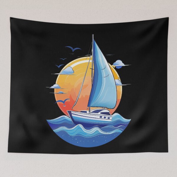 Item preview, Blue Water Freedom - Sailing Designs designed and sold by RockitBaby.