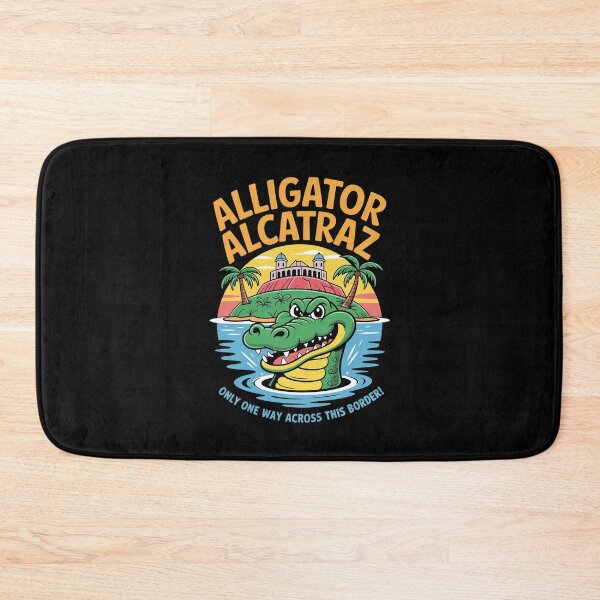 Item preview, Alligator Alcatraz Only One Way Across This Border  designed and sold by PowAcademy.