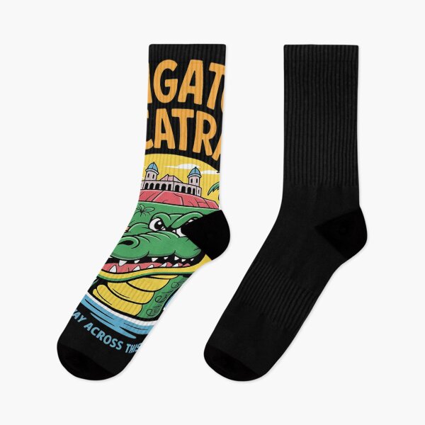 Item preview, Alligator Alcatraz Only One Way Across This Border  designed and sold by PowAcademy.