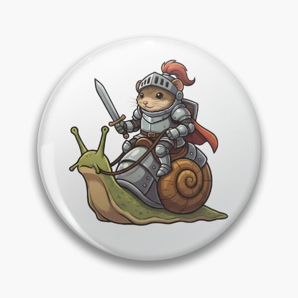 Item preview, Dormouse Knight Riding Snail Fantasy designed and sold by k3rstman1.