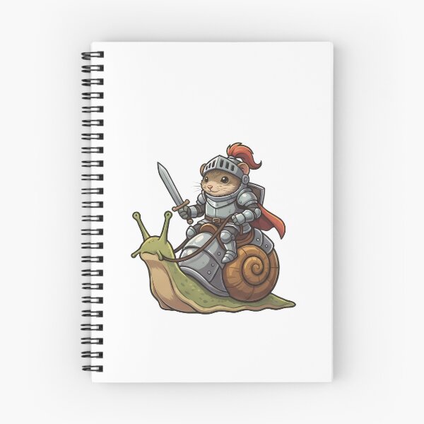 Item preview, Dormouse Knight Riding Snail Fantasy designed and sold by k3rstman1.