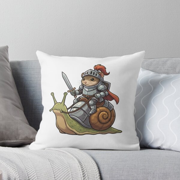 Item preview, Dormouse Knight Riding Snail Fantasy designed and sold by k3rstman1.