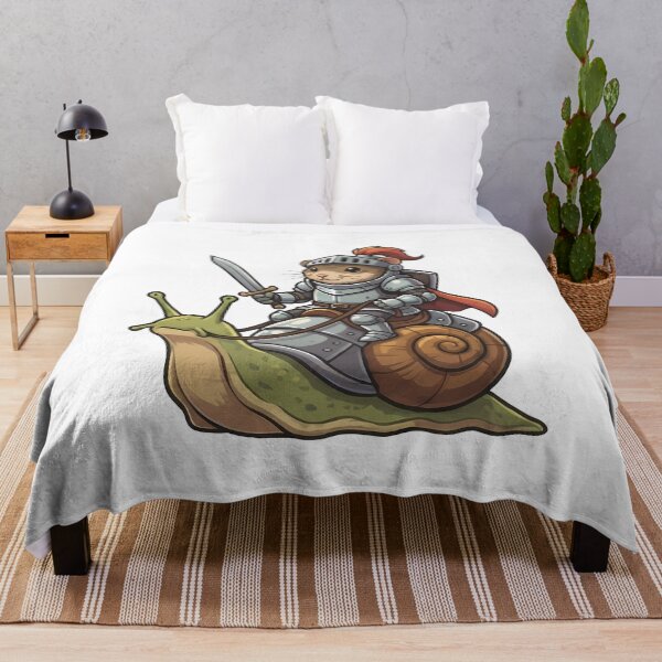 Item preview, Dormouse Knight Riding Snail Fantasy designed and sold by k3rstman1.