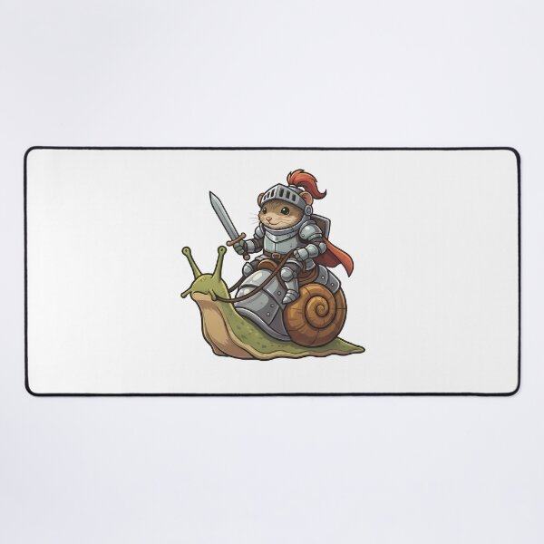Item preview, Dormouse Knight Riding Snail Fantasy designed and sold by k3rstman1.