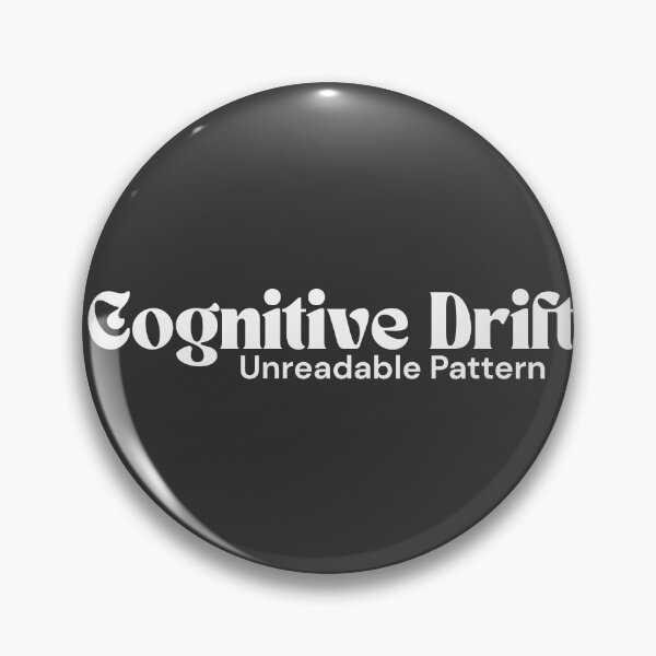 Item preview, Cognitive Drift: Unreadable Pattern (White Edition) – Minimalist Text | Surreal Digital Quote | RETL Style designed and sold by RETL.