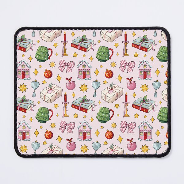 Item preview, Cosy Pastel Christmas Pattern designed and sold by Ellen Wilberg.