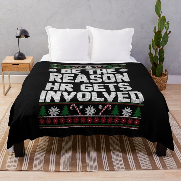 Item preview, Be The Reason HR Gets Involved Ugly Christmas Sweatshirt designed and sold by BakeryDozen.