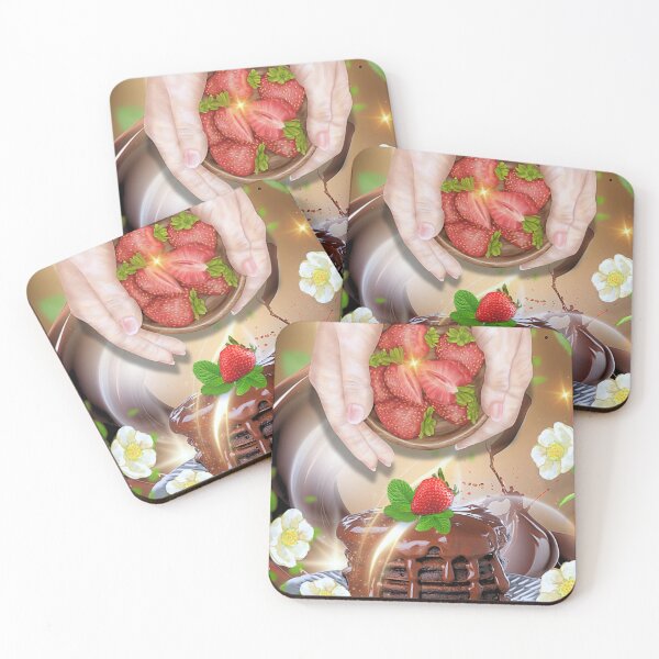 Item preview, Surreal Strawberry Drizzle Pancakes – Pop Art Breakfast Fantasy designed and sold by GlauciaSouEu.