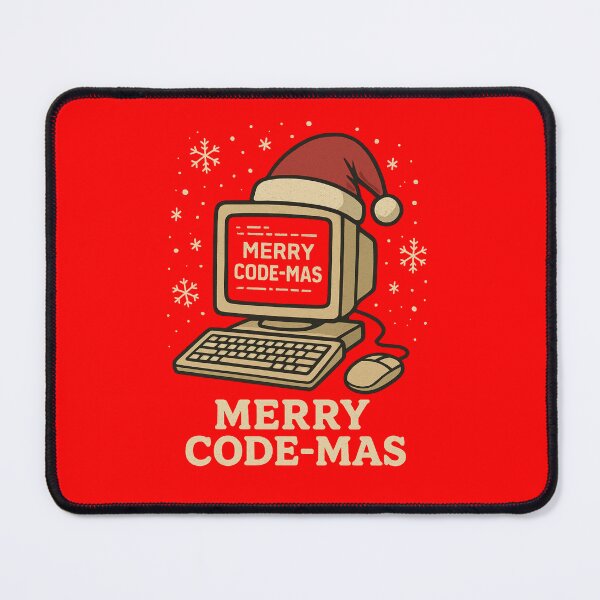 Item preview, Merry Code-Mas – Retro Computer Christmas Design for Programmers designed and sold by ChainLogic.
