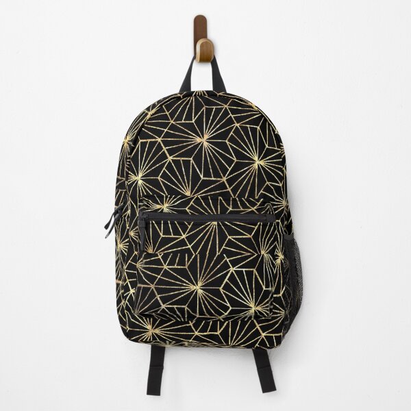 Item preview, Modern Vintage Art Deco Gold Black Star Pattern designed and sold by tanjica.