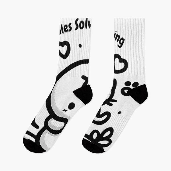 Item preview, Cuddles Solve Everything Cat Hug Love designed and sold by DrawDrip.