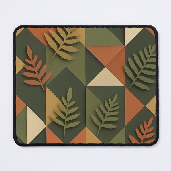 Item preview, Tessellation x Polypodiaceae Ferns Art Print – Earth Tone Palette designed and sold by Artsy-With.
