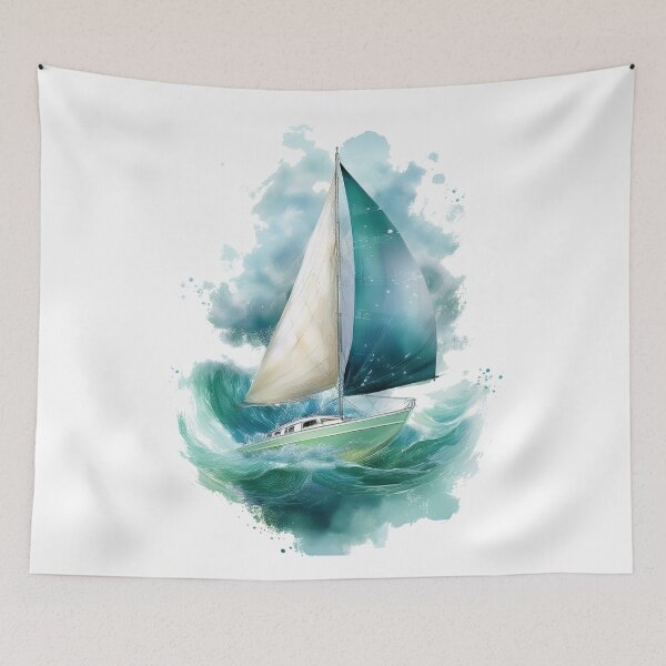 Item preview, Free As The Sea - Sailing Designs designed and sold by RockitBaby.