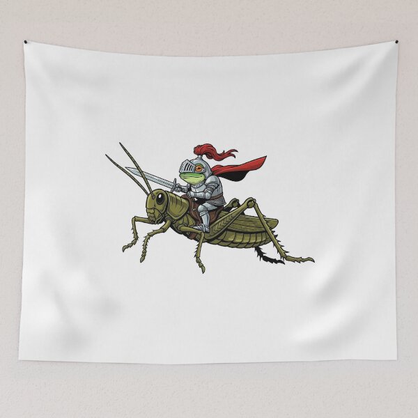 Item preview, Frog Knight Riding Grasshopper designed and sold by k3rstman1.