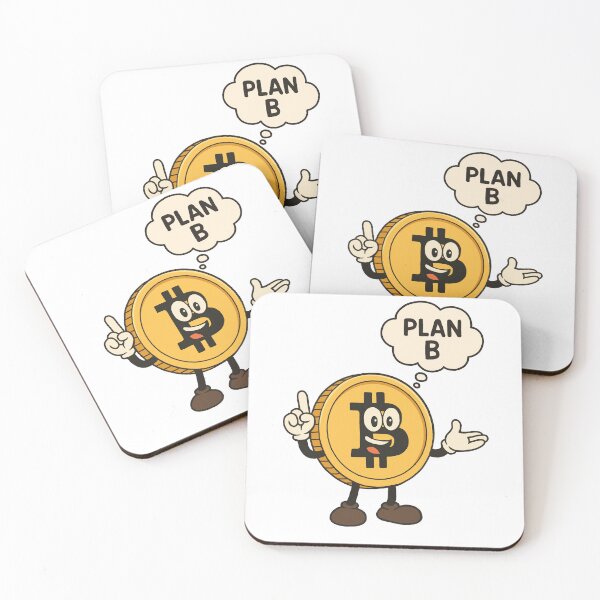 Item preview, Plan B Bitcoin Buddy – Cheeky Crypto Cartoon designed and sold by Latitude 1°N.