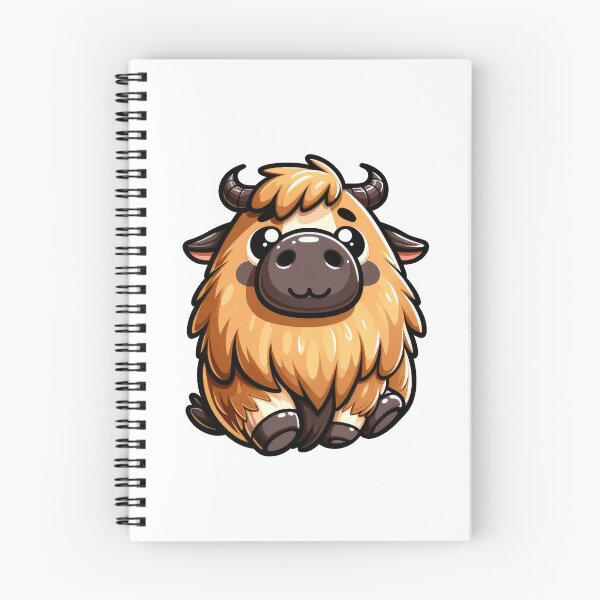 Item preview, Cute Takin Sticker – Adorable Fluffy Mountain Ox Character designed and sold by LunaPixelStudio.