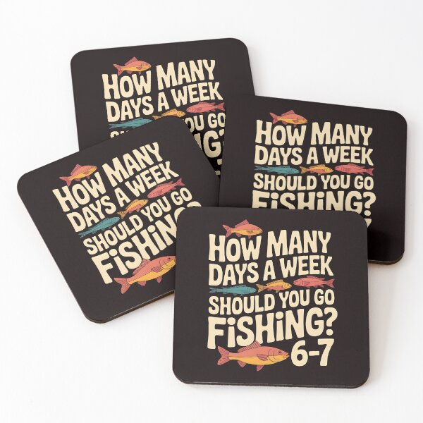 Item preview, Six Seven Fishing Meme – How Many Days a Week Should You Go Fishing designed and sold by Redgiant87x.